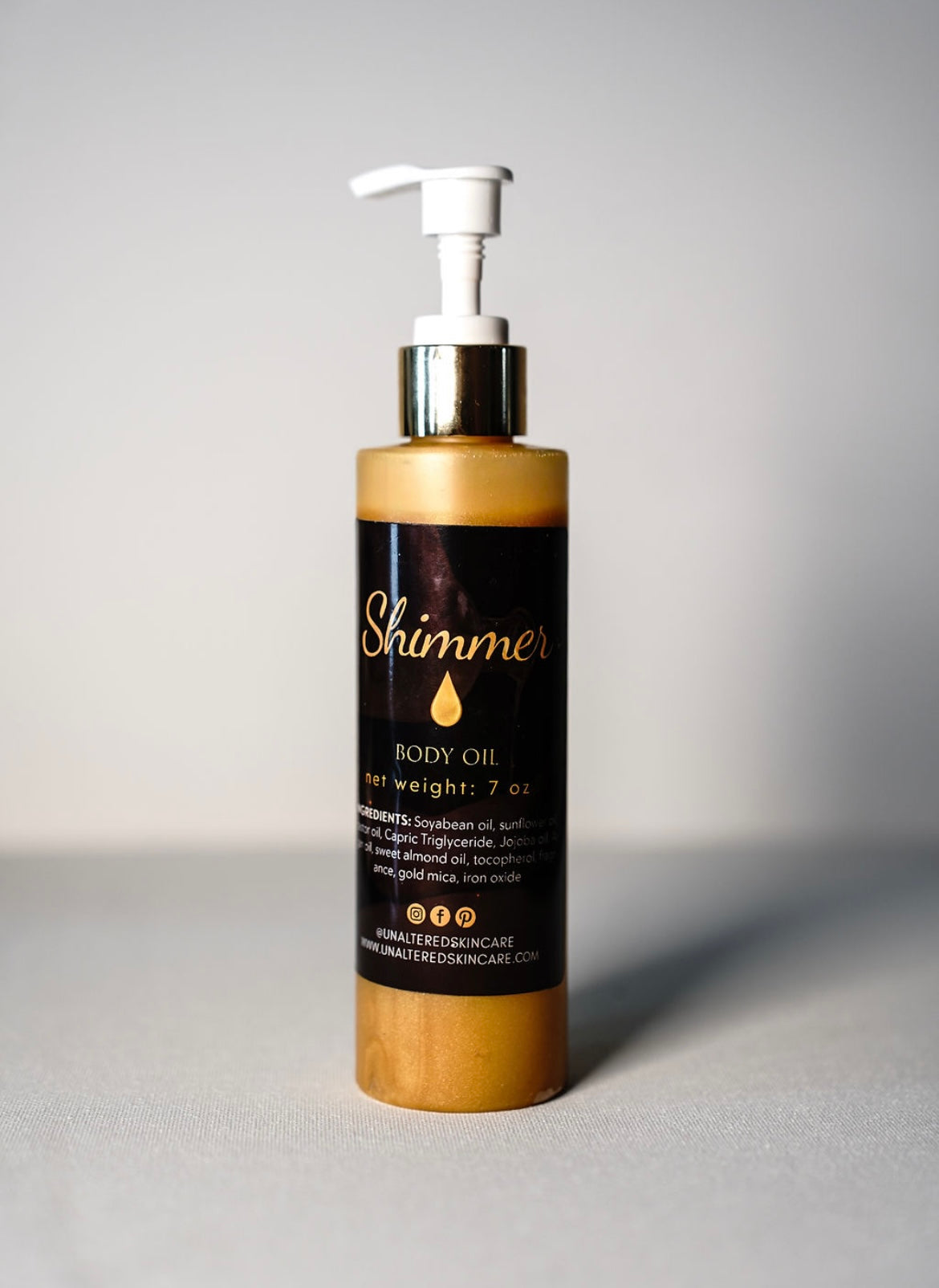 Shimmer body oil (7oz)