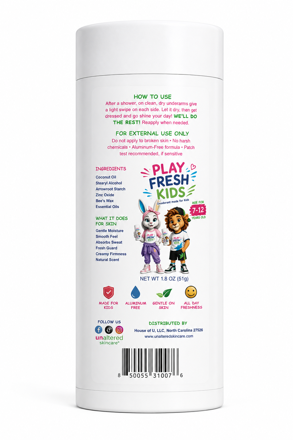 Play Fresh- Kids deodorant