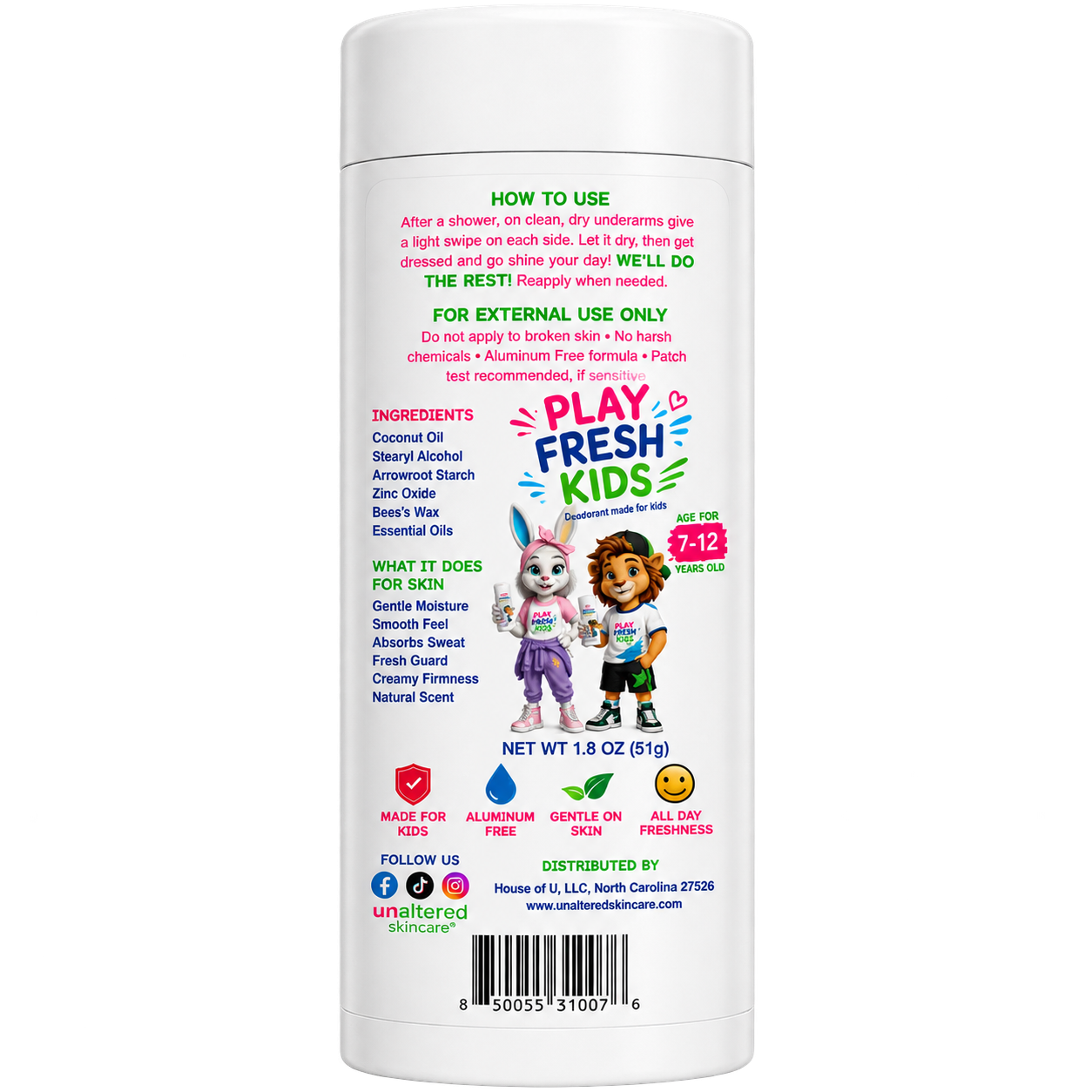 Play Fresh- Kids deodorant