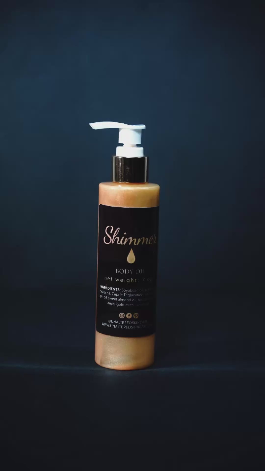 Shimmer body oil (7oz)